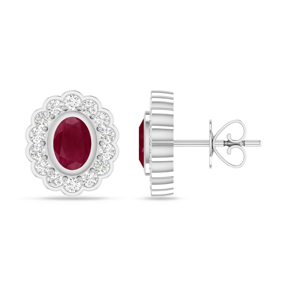 White Gold - Ruby